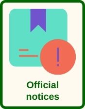 Official notices